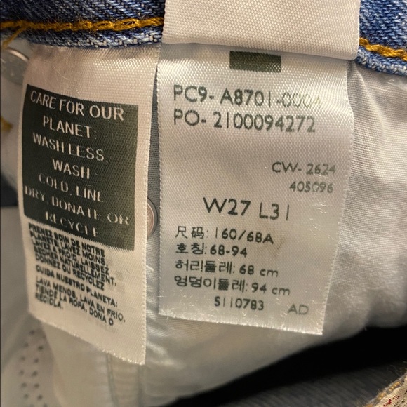 Levi’s XL Straight 27/31 Thanks Friend - Picture 11 of 12